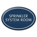 2-Line Common Room Sign - Oval