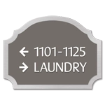 2-Line Directional Sign