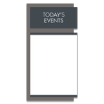 2-Line Informational Sign w/ Insert Window