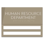 2-Slot Suite/Dept. ID Sign