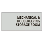 3-Line Common Room Sign