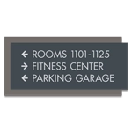 3-Line Directional Sign