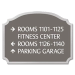 4-Line Directional Sign