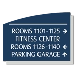 4-Line Directional Sign