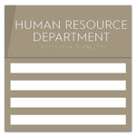 4-Slot Suite/Dept. ID Sign