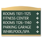5-Line Directional Sign