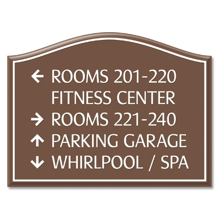 5-Line Directional Sign