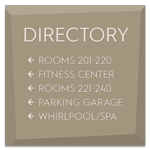 5-Line Directory Sign