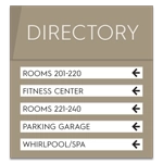 5-Panel Directory Sign