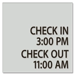6-Line General Information Sign