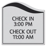 6-Line General Information Sign