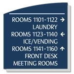 7-Line Directional Sign
