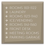 8-Line Directional Sign