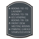 9-Line Directional Sign