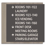9-Line Directional Sign