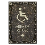 Accessible Direction Sign w/ ISA