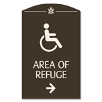 Accessible Direction Sign w/ ISA