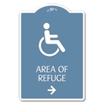 Accessible Direction Sign w/ ISA