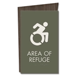 Area of Refuge Sign - Dynamic ISA Symbol