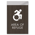 Area of Refuge Sign - Dynamic ISA Symbol