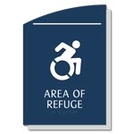 Area of Refuge Sign - Dynamic ISA Symbol