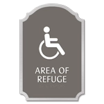 Area of Refuge Sign - ISA Symbol
