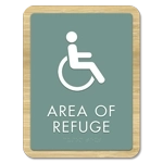 Area of Refuge Sign - ISA Symbol