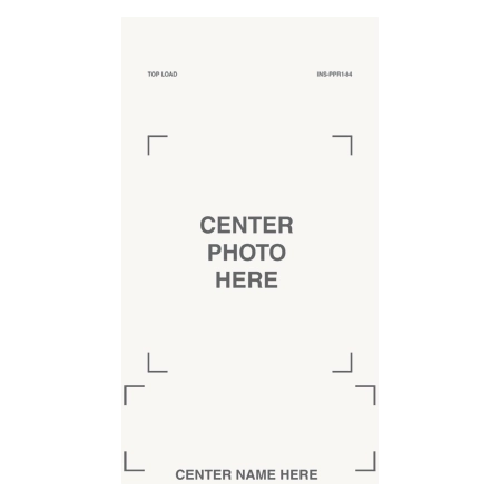 Contemporary Additional Insert Cards/1 Picture Room Number sign (50/pk)