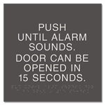 Delayed Egress Push/Pull Sign - CA Code