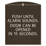 Delayed Egress Push/Pull Sign - CA Code