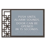 Delayed Egress Push/Pull Sign - CA Code