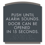 Delayed Egress Push/Pull Sign - CA Code