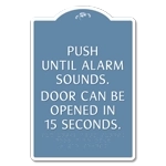 Delayed Egress Push/Pull Sign - CA Code
