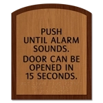 Delayed Egress Push/Pull Sign - CA Code