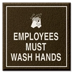 Employees Must Wash Hands