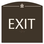 "Exit" Egress Sign - CA Compliant