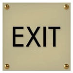 "Exit" Egress Sign - CA Compliant