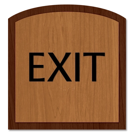 "Exit" Egress Sign - CA Compliant