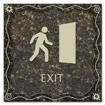 Exit Sign w/ Symbol