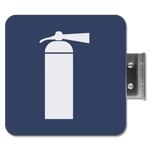 Flag Overhead - Fire Extinguisher