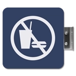 Flag Overhead - No Food or Drink