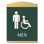 Men Sign w/Male & ISA Symbols