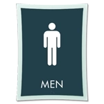 Men Sign w/ Male Symbol