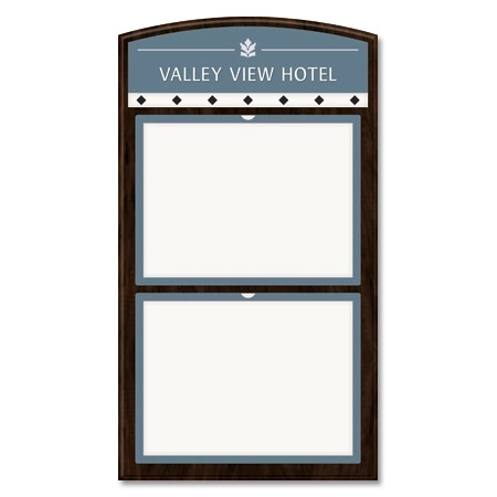 Message Display w/2 Insert Holders