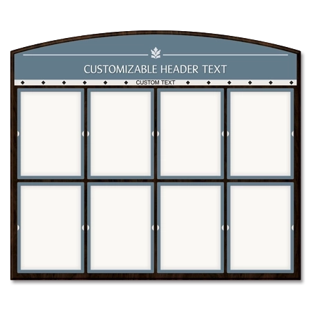 Message Display w/8 Insert Holders