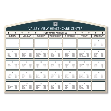 Monthly Activity Display
