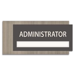 Nameplate Sign w/ Title