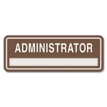 Nameplate Sign w/ Title