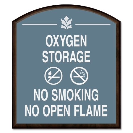 Oxygen Storage / No Smoking No Open Flame