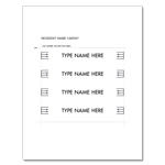 Print Your Own! 4-Line Inserts